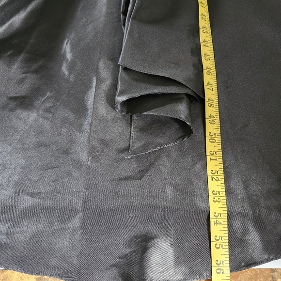 Bill Levkoff Private Collection Black Satin Strapless Evening Gown Size 8 - Picture 12 of 16